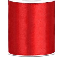 Party Deco Lenta Satīna, Sarkans, 100 Mm X 25 M Universāls