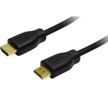 Kabelis Logilink Hdmi - Hdmi 0.2m Melns (ch0076)