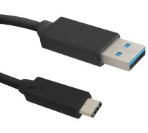 Kabelis Usb Qoltec Usb-a - Usb-c 1.2 M Melns (50491)