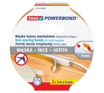 Tesa Lente Montāžas Powerbond Do Listw Led 2x 5m X 9mm (h5571400)