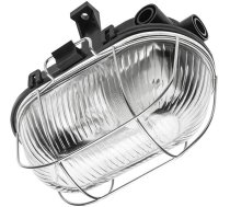 Gtv Gaismeklis Kanāla Sanguesa Kam E27 Max.40w Ac220-240v Ip54 Režģis Z Abs/Stikla/metāla Melna Os-kam060-10