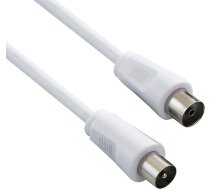 Kabelis Neutralle Kabelis Antenas Coax (9,5mm) M - Coax (9,5mm) F, 2m, 75 Ohm, Balts
