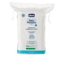 Chicco_bawełniane Waciki Kosmētikas 0m+ 60gab.