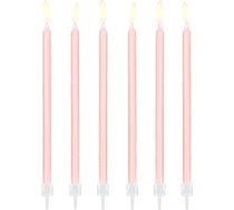 Party Deco Sveces Dzimšanas Dienas Jasnróżowe - 14 Cm - 12gab. Universāls
