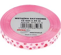 Brewis Lenta Satīna Sirdis 12mm Krāsa 4 Brewis