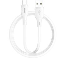 Bwoo Kabelis 3a Silikons X329c Usb - Usb-c 3a 1m Balts