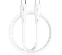 Bwoo Kabelis Silikons X329cc 65w Usb-c 1m Balts