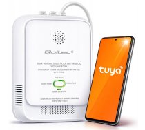 Qoltec Sensors Wycieku Gāzes Ziemas | Detektors Ch4 | Ng | Tuya | Wi-fi | Alarm 85db | Led