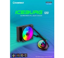 Dzesēšana Ūdens Gamemax Gamemax Cpu Liquid Cooler | Iceburg 120 Bk | Black | Intel, Amd
