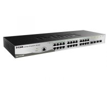 Switch D-link D-link Dgs-1210-28/me/e Savienojumi Tīkla Pārvaldāmie L2+ Gigabit Ethernet (10/100/1000) 1u Melns, Pelēks