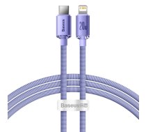 Kabelis Baseus CABLE LIGHTNING TO USB-C 1.2M/PURPLE CAJY000205