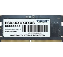 Atmiņa Portatīvajam Datoram Patriot Signature, Sodimm, Ddr5, 16 Gb, 4800 Mhz, Cl40 (psd516g480081s)