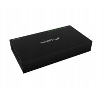 Switch Lanberg Switch Lanberg Dsm1-1008 8x 1gb/s Niezarządzalny Gigabit Ethernet Desktop 12v (Korpuss Metāla)