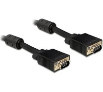 Kabelis Delock D-sub (vga) - D-sub (vga) 5m Melns (82559)