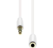 Kabelis Proxtend Mini-jack 4-pin Slim Extension Cable White 1.5m