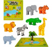 Komplekts Malblo Magnetic Mini Dzīvnieki Džungļos