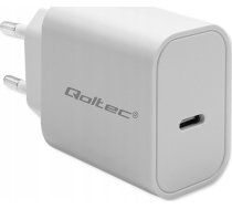 Lādētājs Qoltec Lādētājs Super Quick Pd | Usb-c | 20w | 5-12v | 1.67-3a | Balta