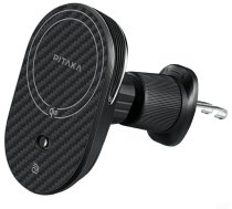 Turētājs Automašīnas Ar Lādētāju Bezprzewodową Pitaka Magez Pro 2 Qi2 15w Nfc Magsafe Melns Pelēks