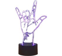 Atl Zd98i Lampa Nakts Ręka 3d Led