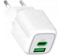 Lādētājs Ltc Lādētājs Tíkla Ltc Pd 20w Usb-a/usb-c Gan