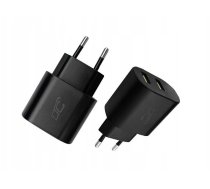 Lādētājs Ltc Lādētājs Tíkla Ltc Qc 20w 2xusb-a Melna