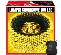 Ziemassvētku Gaismas Extralink Extralink | Ziemassvētku Gaismas | świąteczne, 10,5m, 100 Led, Silts, Balts, Akumulatora