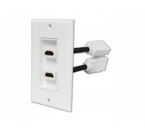 Asus HDMI sienas rozete 2 ligzdas