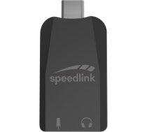 Kino Mājas Speedlink Vigo Usb-c Sound Card, Black