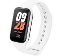 Fixed Fixed Silicone Silikons Siksna Do Savilcēji Xiaomi Smart Band 8 Active/9 Active, Balts