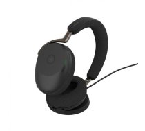 Austiņas Gn Audio Germany Jabra Evolve3 85 Ms, Link390c, Black, Wlc Chrg, Stereo