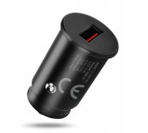 Lādētājs Lādētājs Automašīnas 1 X Usb Qc3.0 18w Melna