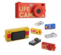 Kamera Digitālā Xrec Mini Aparāts Kamera Retro Video 2k Wisiorek Kareklis + Karte 32gb / Xrec X9 / Sarkans