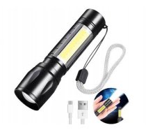 Lukturis Ltc Lukturis Rokas Ltc 1-led Xpe+cob 3w 450lm,aluminium,akumulators 500mah, Ip65