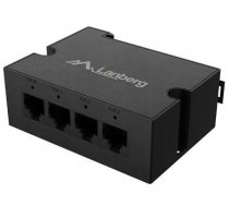 Switch Lanberg SWITCH LANBERG DIN-FE4-AT-30W 1XIN 3X OUT 100MB POE EXTENDER FAST ETHERNET DIN RAIL AT 30W