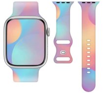 Yesido Siksna Silikons Apple Watch 38/40/41mm (97+110) Varavīksne