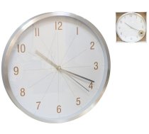 Decorlife Sienas pulkstenis 30 cm sudraba krāsā 30 x 30 x 4 cm DECORLIFE 8445393201016 (8445393201016)