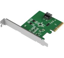 Karte Grafiskā Icy Dock Icydock Mcio 4i To Pcle 5.0 X4 Pcle Adapteris With Redriver