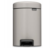 Atkritumu Grozs Brabantia Brabantia Atkritumu Grozs Ar pedāli Newicon 3 L Soft Grey 252181 (8710755252181)