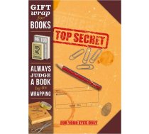 If Gift Wrap Papīrs Grāmatas Top Secret