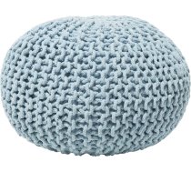 Beliani Puf 40 X 25 Cm Gaiši zils Conrad