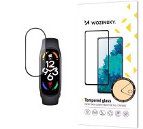 Wozinsky Wozinsky Full Glue Xiaomi Mi Band 7 Stikls Rūdīts Uz Ekrāna Melns