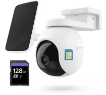 Kamera Ip Ezviz Ezviz Cs-eb8/sp 4g Akumulatora Sterowana Z ārējā Kamera Z Słoneczna Panelis Komplekts(4k, Ip65)