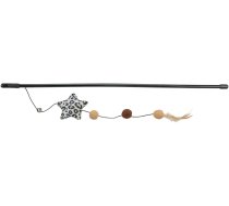 Trixie Makšķere Ar Zvaigzni, Rotaļlieta, Kaķu, Koks/Plīša, 50 Cm, Z Kocimiętką
