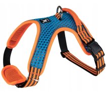 Barry King KAKLA SIKSNA, Sunim, Gaiši Zils-oranžs, Atstarojošs, Izmērs S, Paliktnis Pod Szyję, Ob.szyi 38-49cm/ob.klatki 41-63cm
