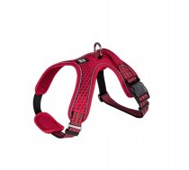 Barry King KAKLA SIKSNA, Sunim, Sarkans, Atstarojošs, Izmērs S, Paliktnis Pod Szyję, Ob.szyi 38-49cm/ob.klatki 41-63cm