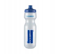 Rockbros Ūdens pudele Velosipēdu Rockbros 750 Ml - Caurspīdīgs Ar Debeszilo Ustnikiem