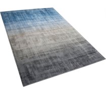 Beliani Paklājs Wiskozowy 140 X 200 Cm Gaiši Zils-pelēks Ercis