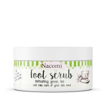 Nacomi_sugar Foot Scrub Dabīgs Cukura Peeling Pēdu Zaļš Tēja 125g