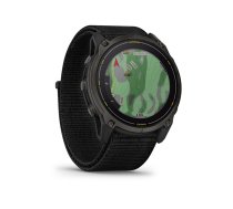 Viedpulksteni Garmin Enduro 3 – 51 Mm, Solar, Sapphire Carbon Gray Dlc Titanium With Black Ultrafit Neilons Strap Black