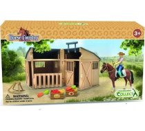Figūriņa Collecta Collecta Jeździec, Aksesuāri, Zirgs I Stajnia Iepakojumā
